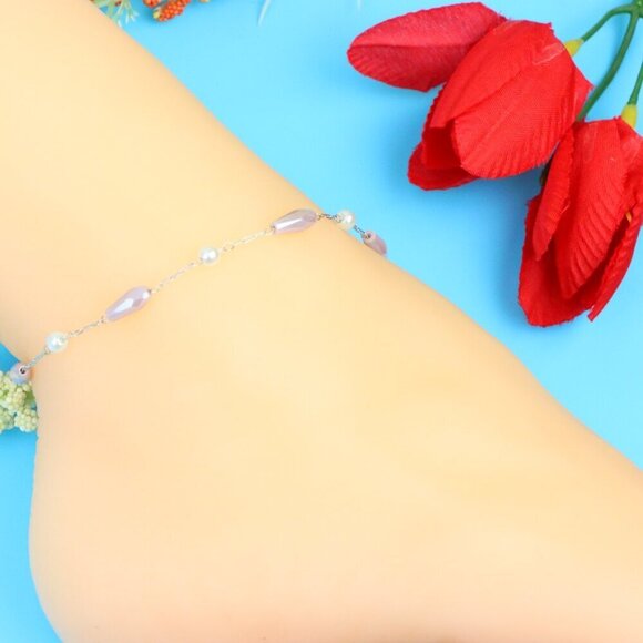 Elegant Handmade Anklet – Perfect for Women & Girls | Ideal Gift Option, DYC1430 - Picture 5 of 9